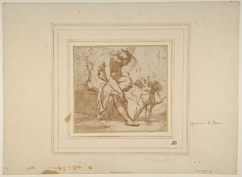 Venus Leaving the Bath, and Cupid