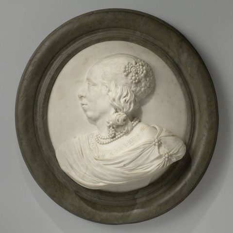 Portrait Medallion of Catherine Hooft