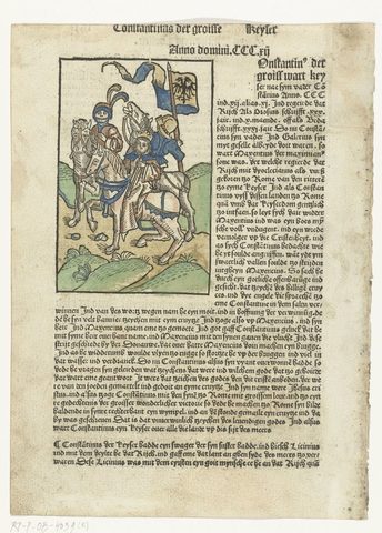 Keizer Constantijn de Grote te paard